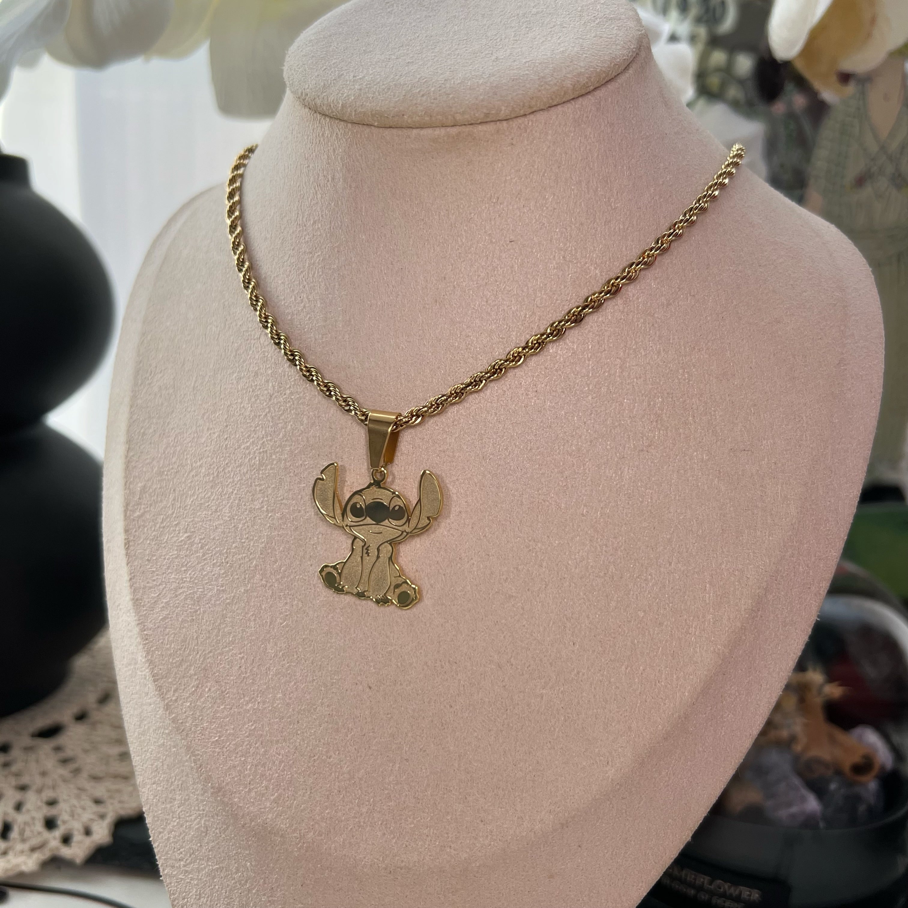 Custom Stitch Pendant Necklace