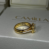 'LONDON' MOISSANITE RING SET