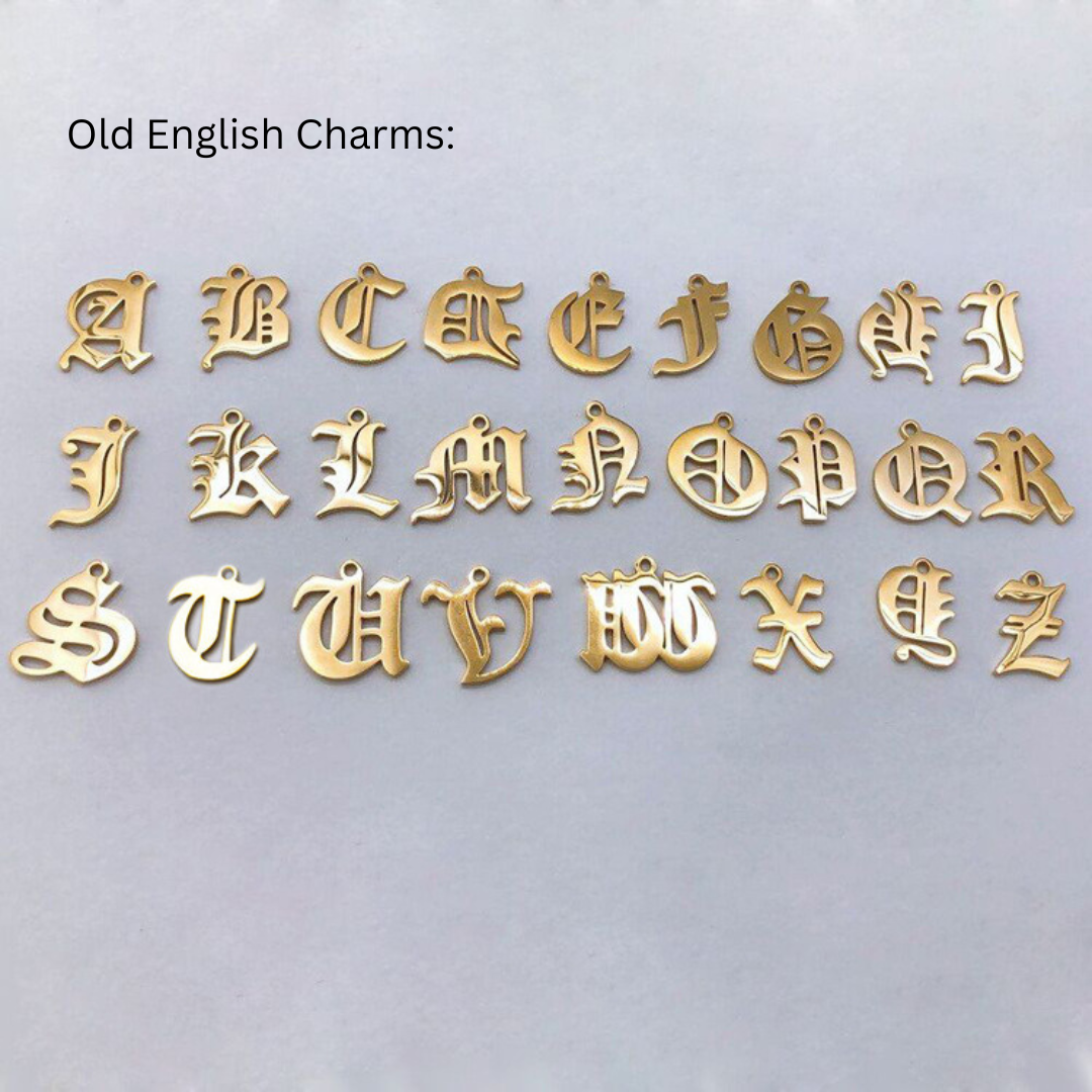 Multi charm base necklace