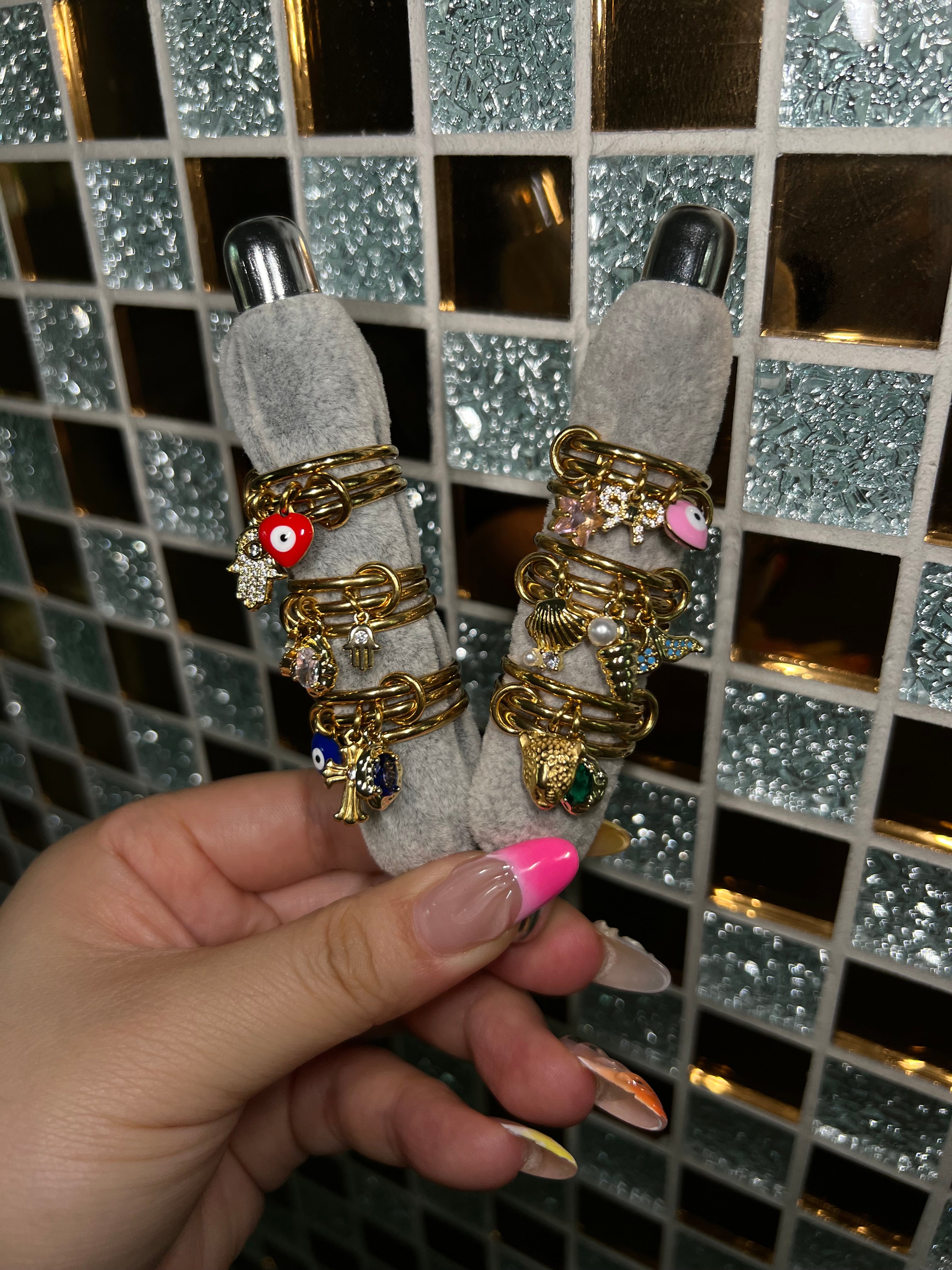 Ocean Inspired Charm Ring - camillaboutiqueshop