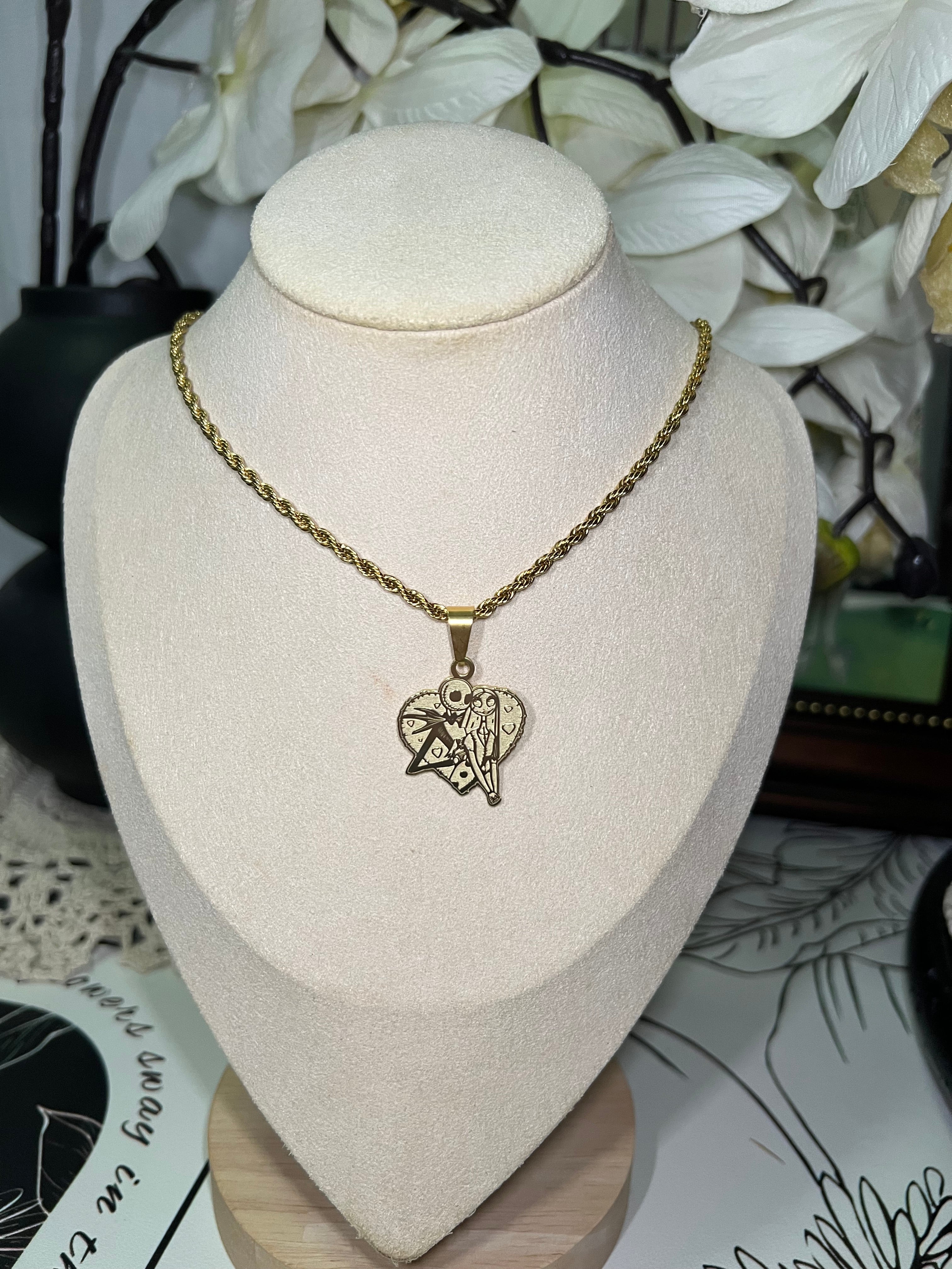 Custom Nightmare before Christmas Pendant Necklace