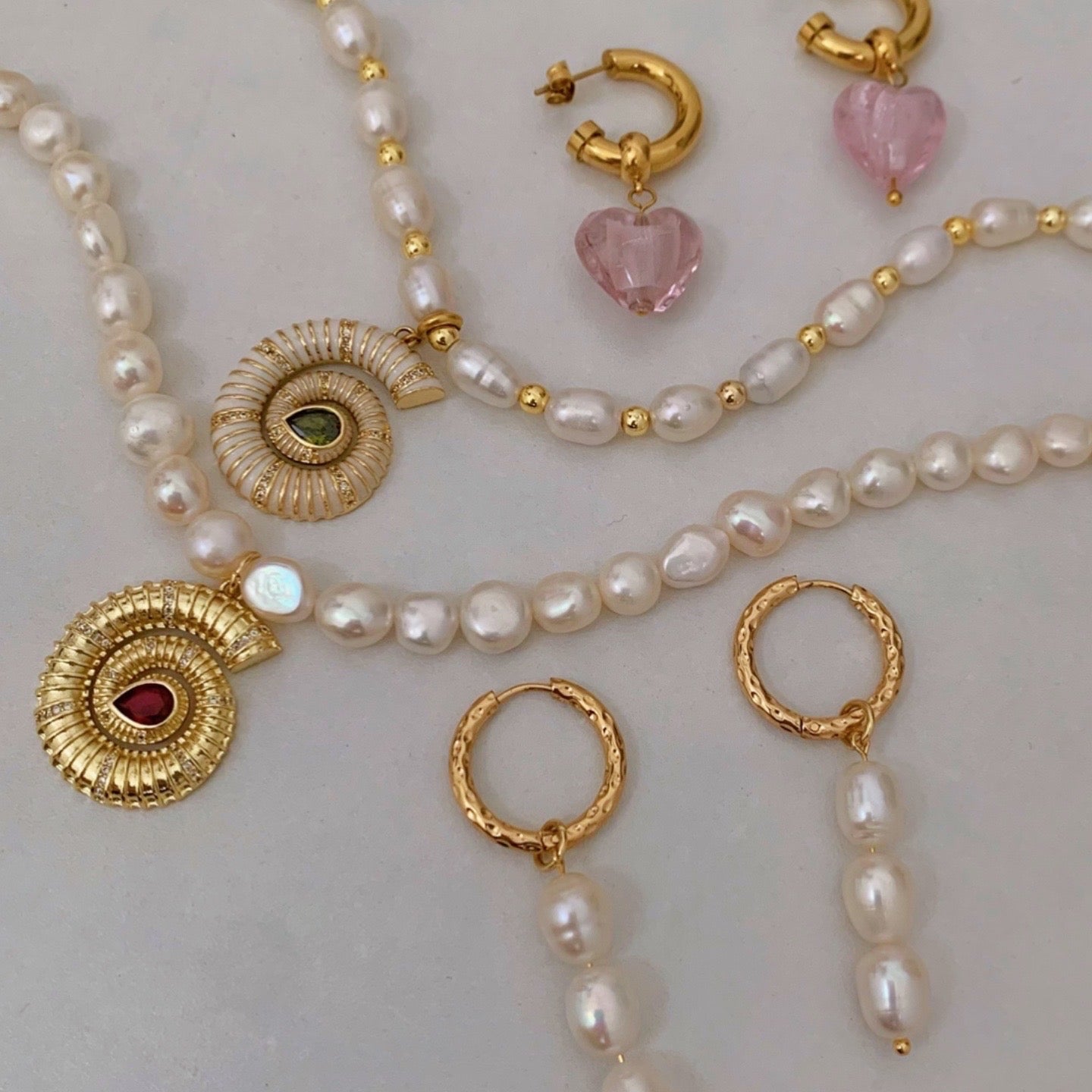 Sae Shell Pearl Necklace - camillaboutiqueshop