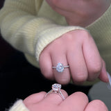 'ELLA' OVAL CUT MOISSANITE RING 3CT