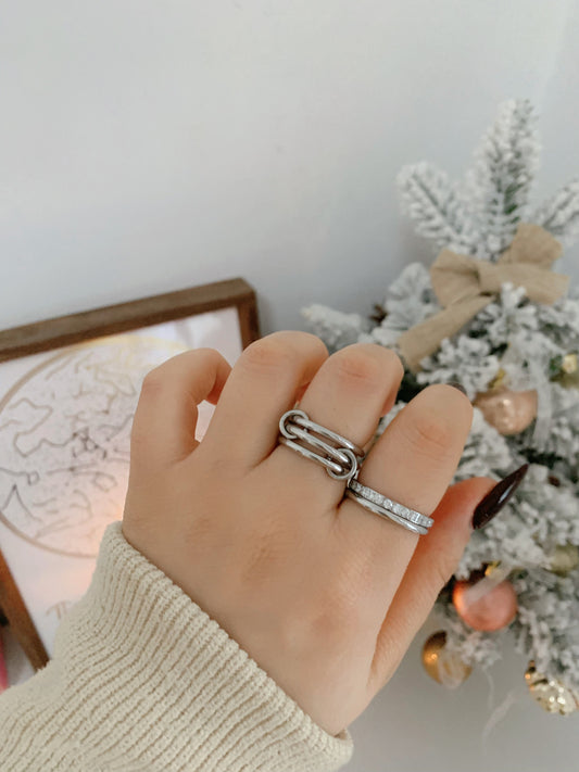 Alex Interlock Stacking Ring