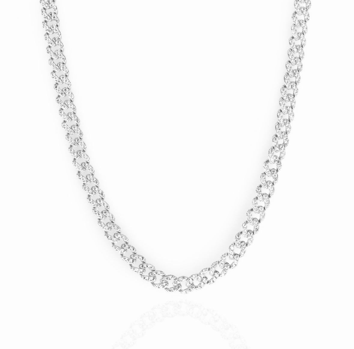 ICED OUT CUBAN NECKLACE -camillaboutiqueshop