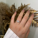 'FOREVER LOVE' CUSHION CUT MOISSANITE RING 2CT