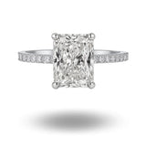'JASMINE ' RADIANT CUT MOISSANITE RING 4CT