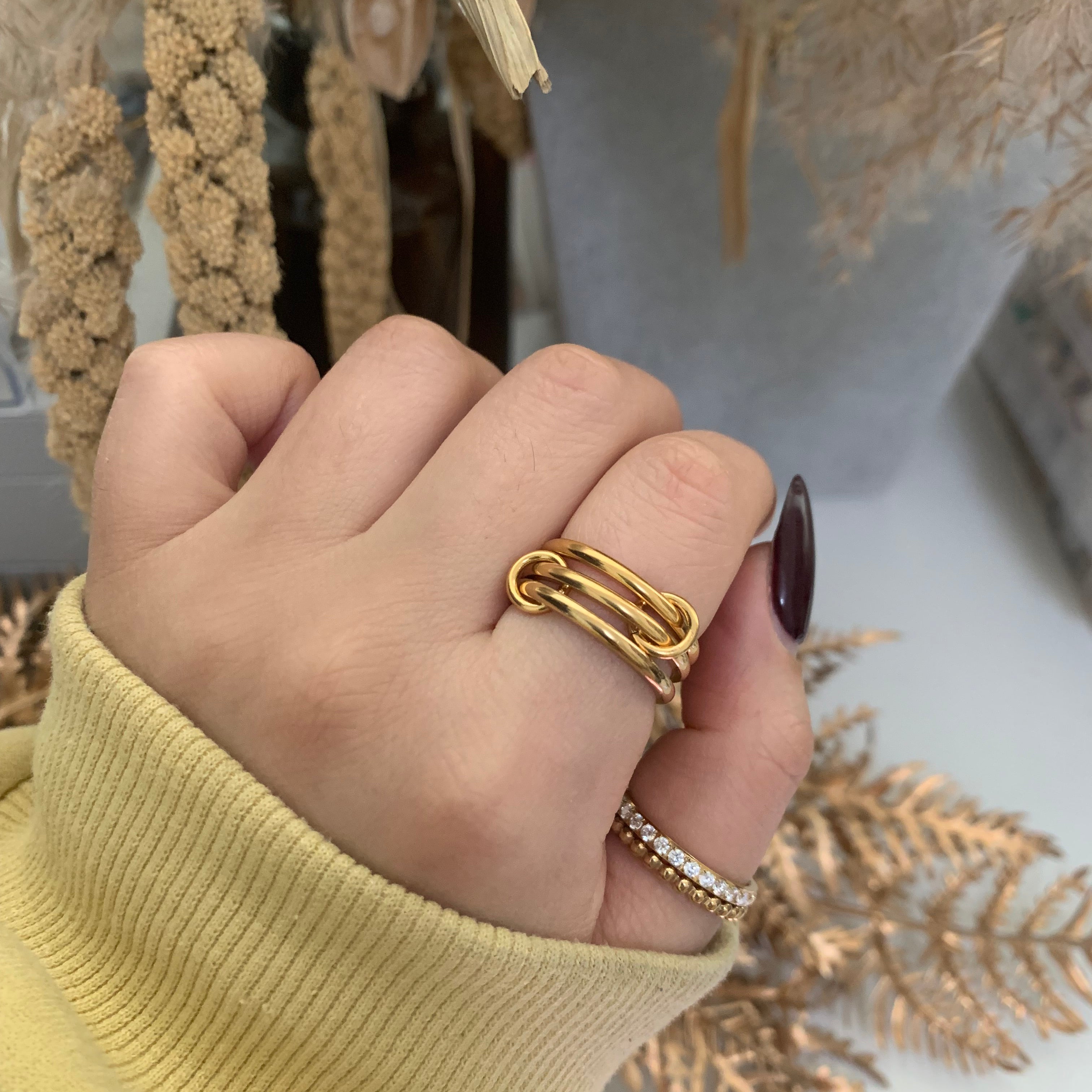 Alex Interlock Stacking Ring - camillaboutiqueshop