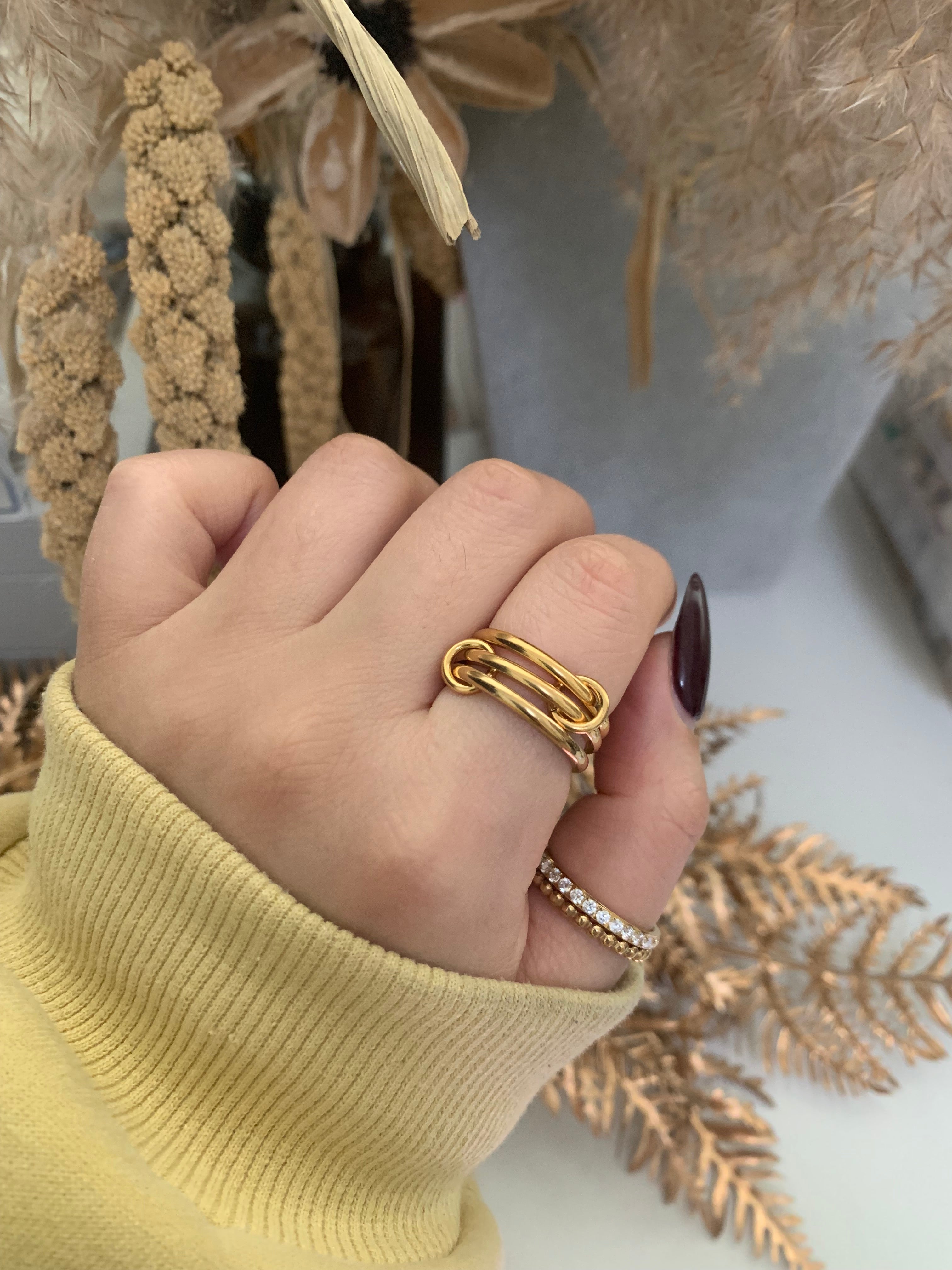 Alex Interlock Stacking Ring