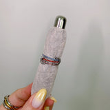 Silver Triple Birthstone Band Stackable Rings - camillaboutiqueshop