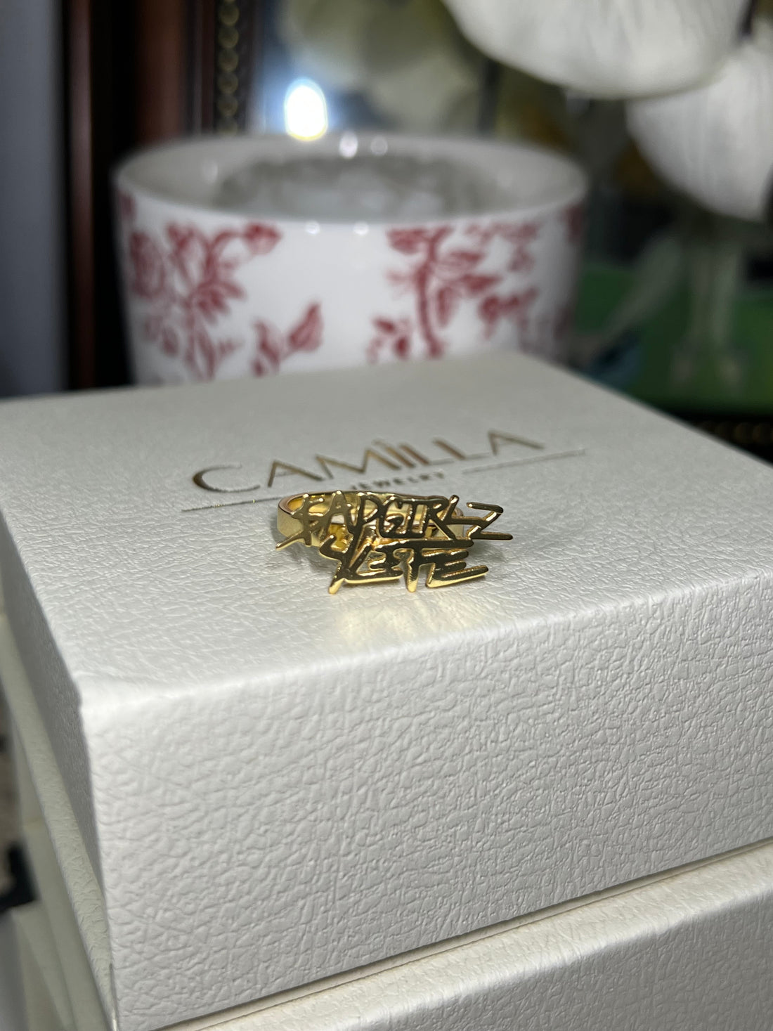 Sad girls 4 life ring