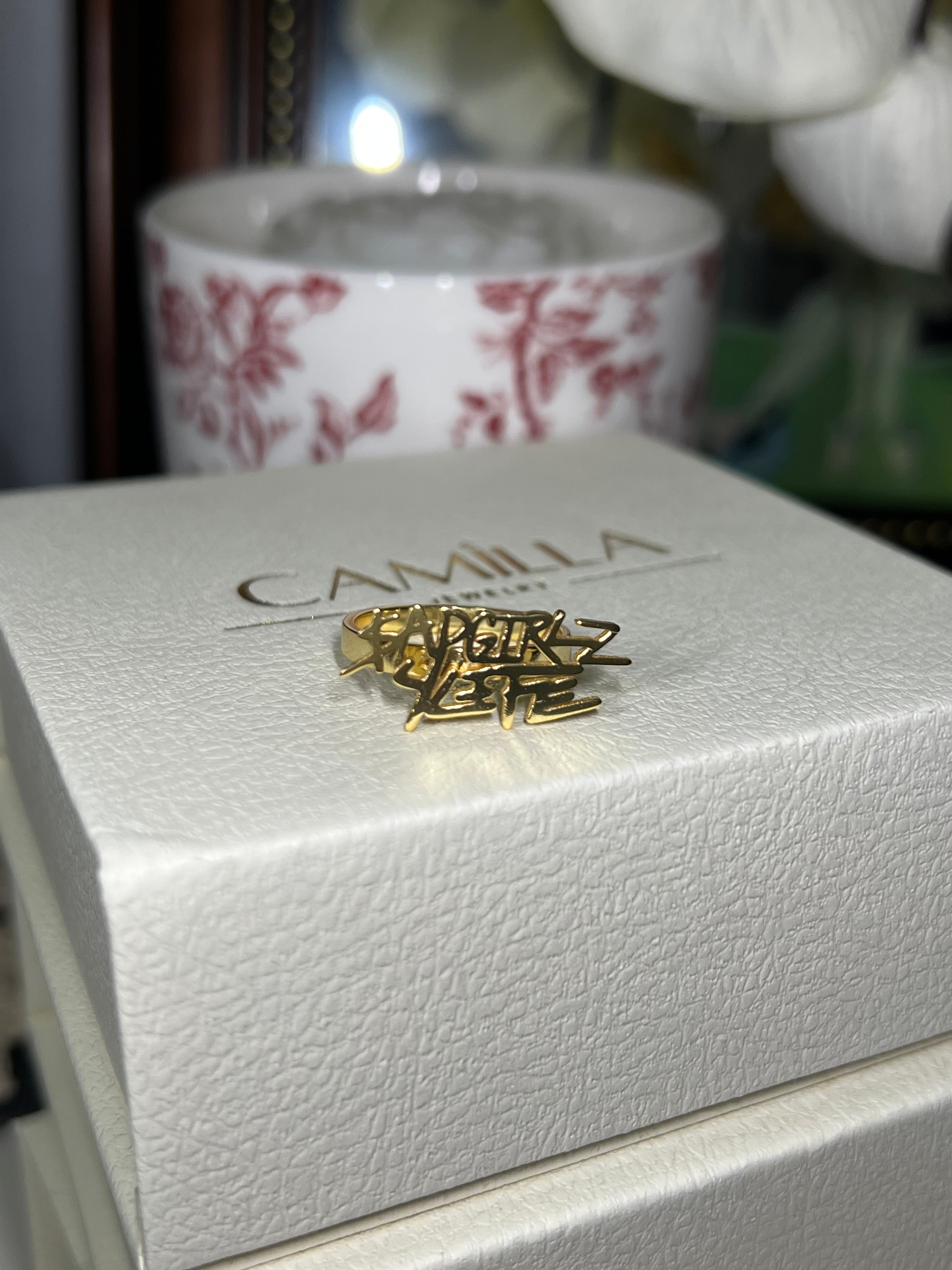 Sad girls 4 life ring