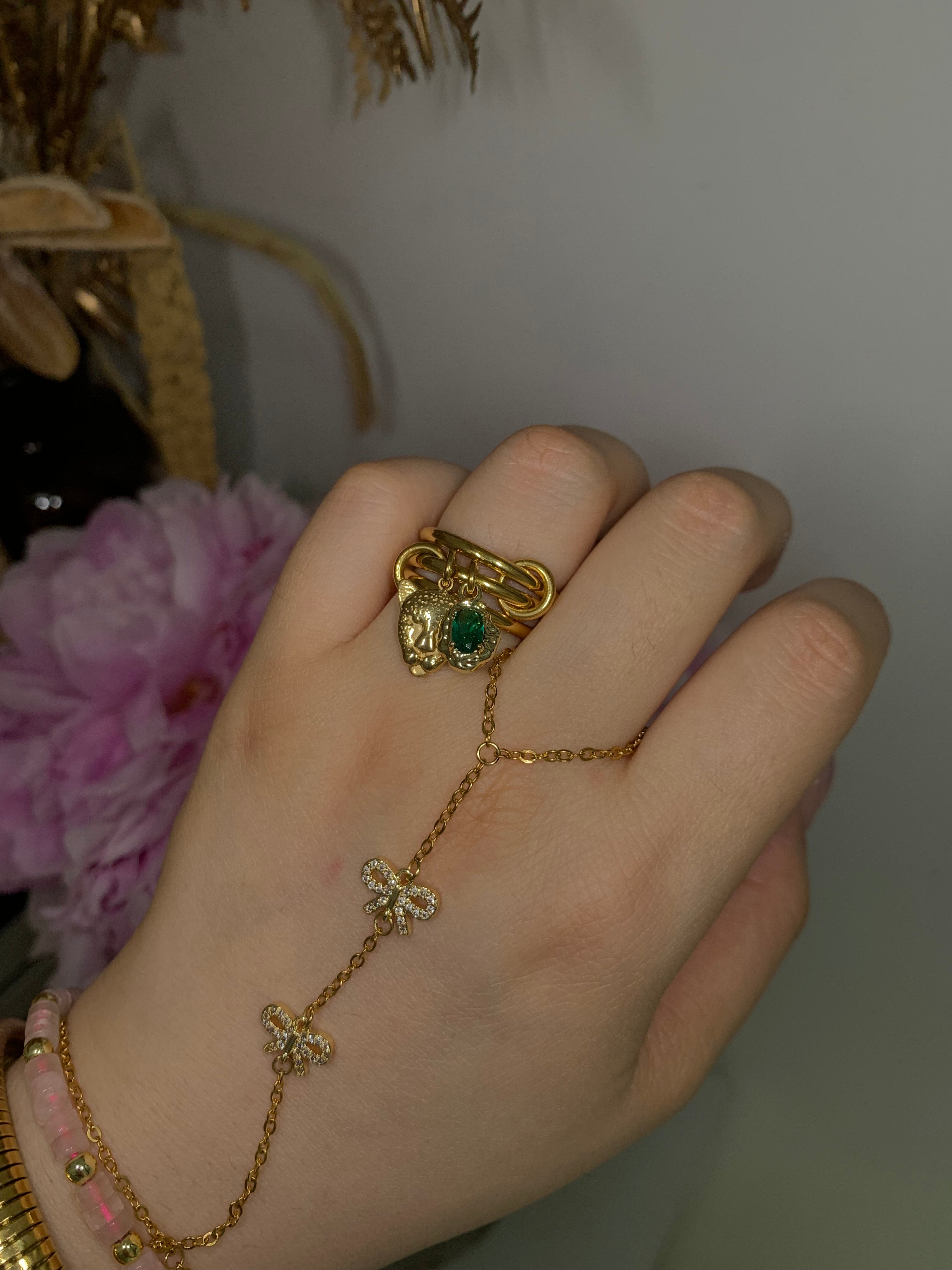 Panthère Charm Ring