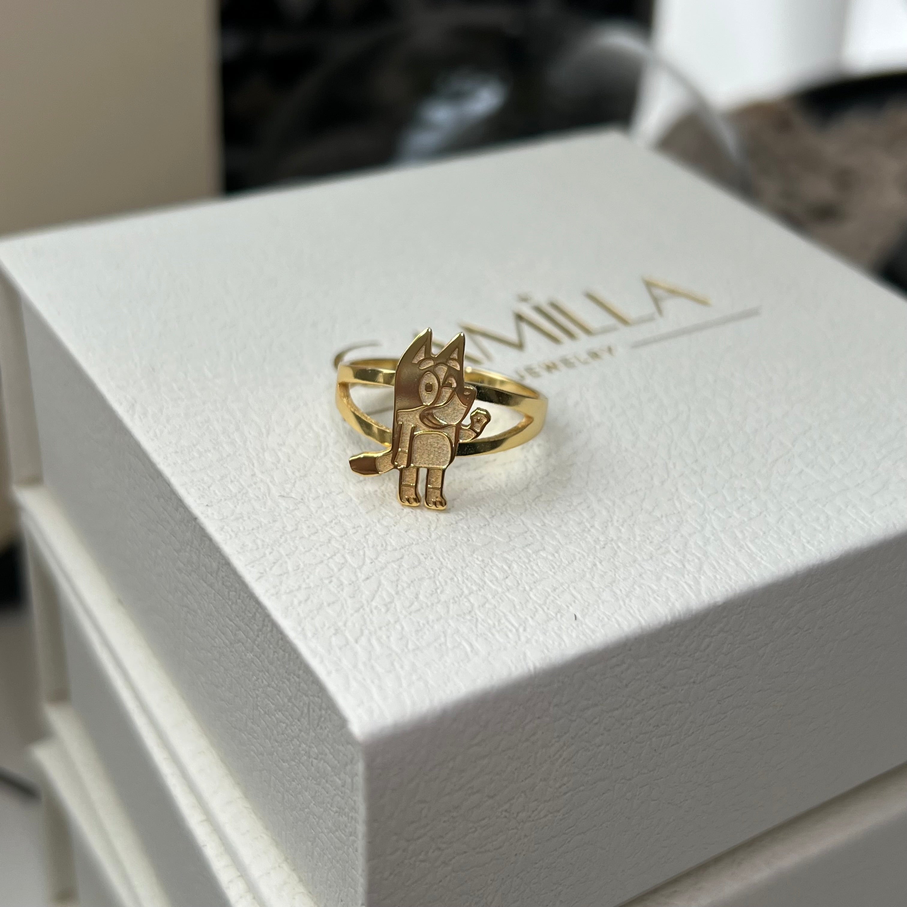 Bluey Sterling Silver Ring