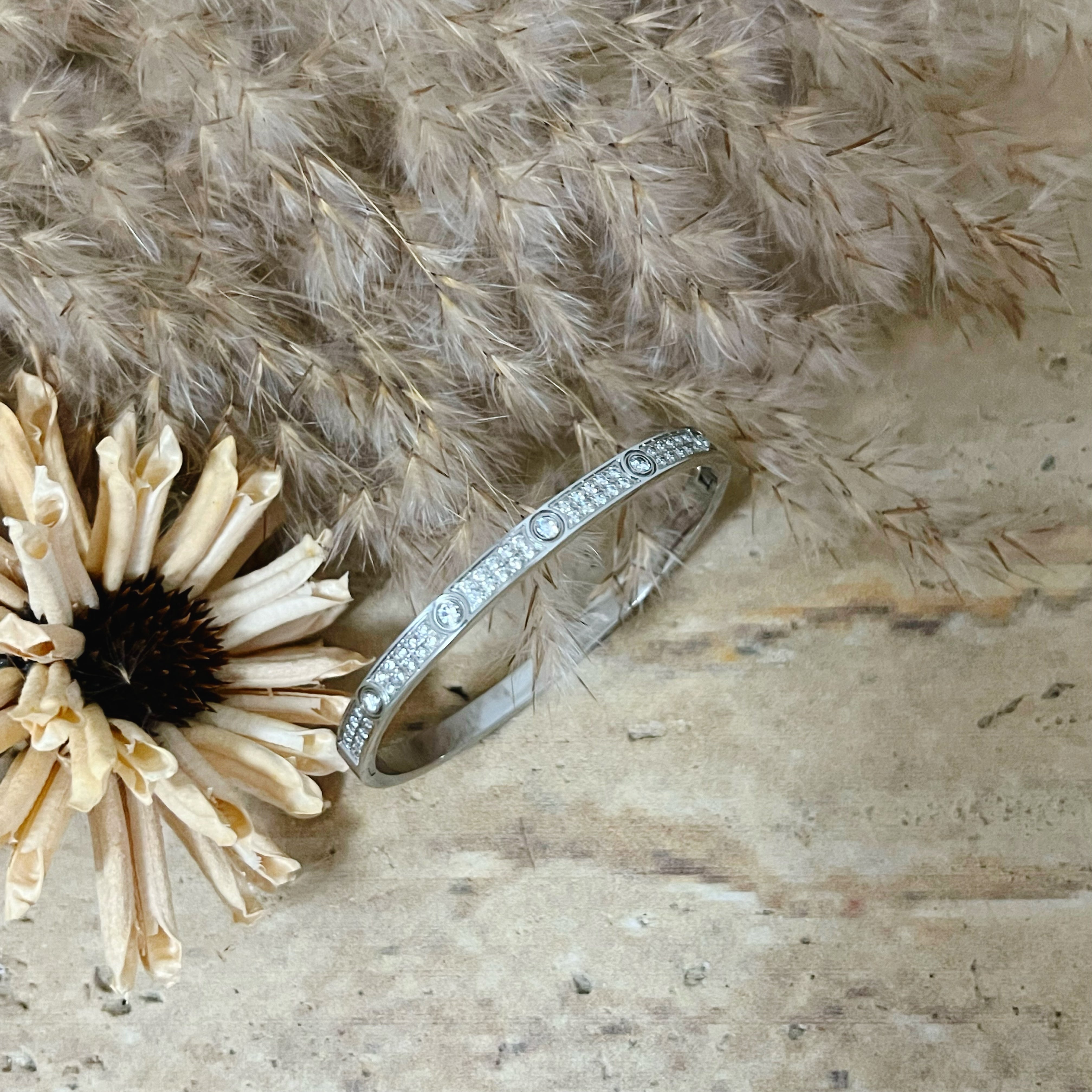Classic Bangle With Zirocon