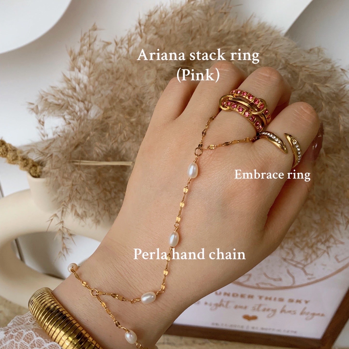 Pearla Hand Chain - camillaboutiqueshop