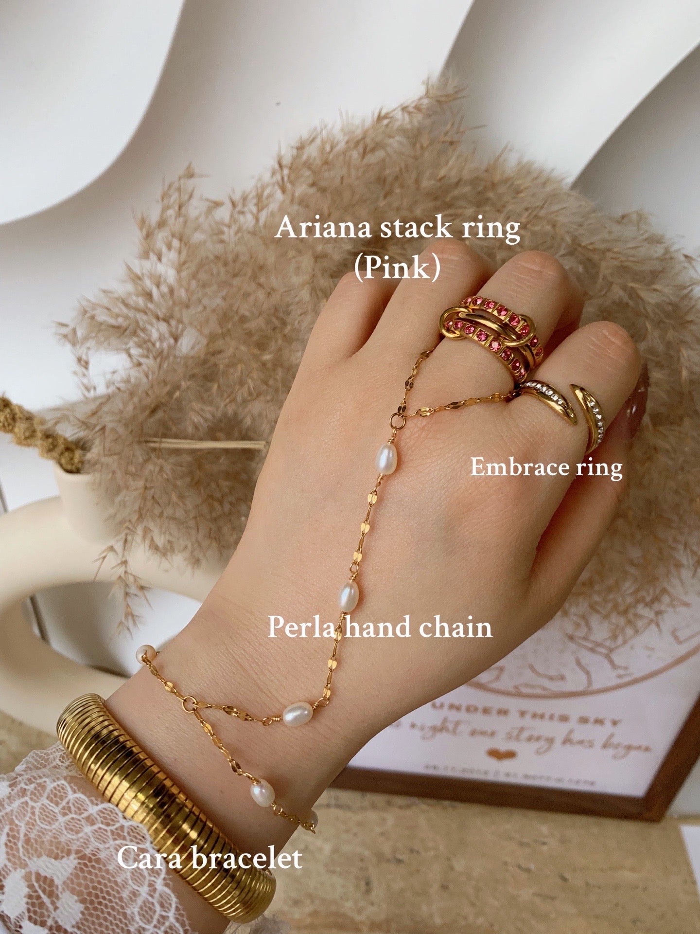 Pearla Hand Chain - camillaboutiqueshop