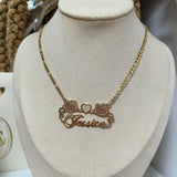 Custom Double HK Name Necklace -camillaboutiqueshop