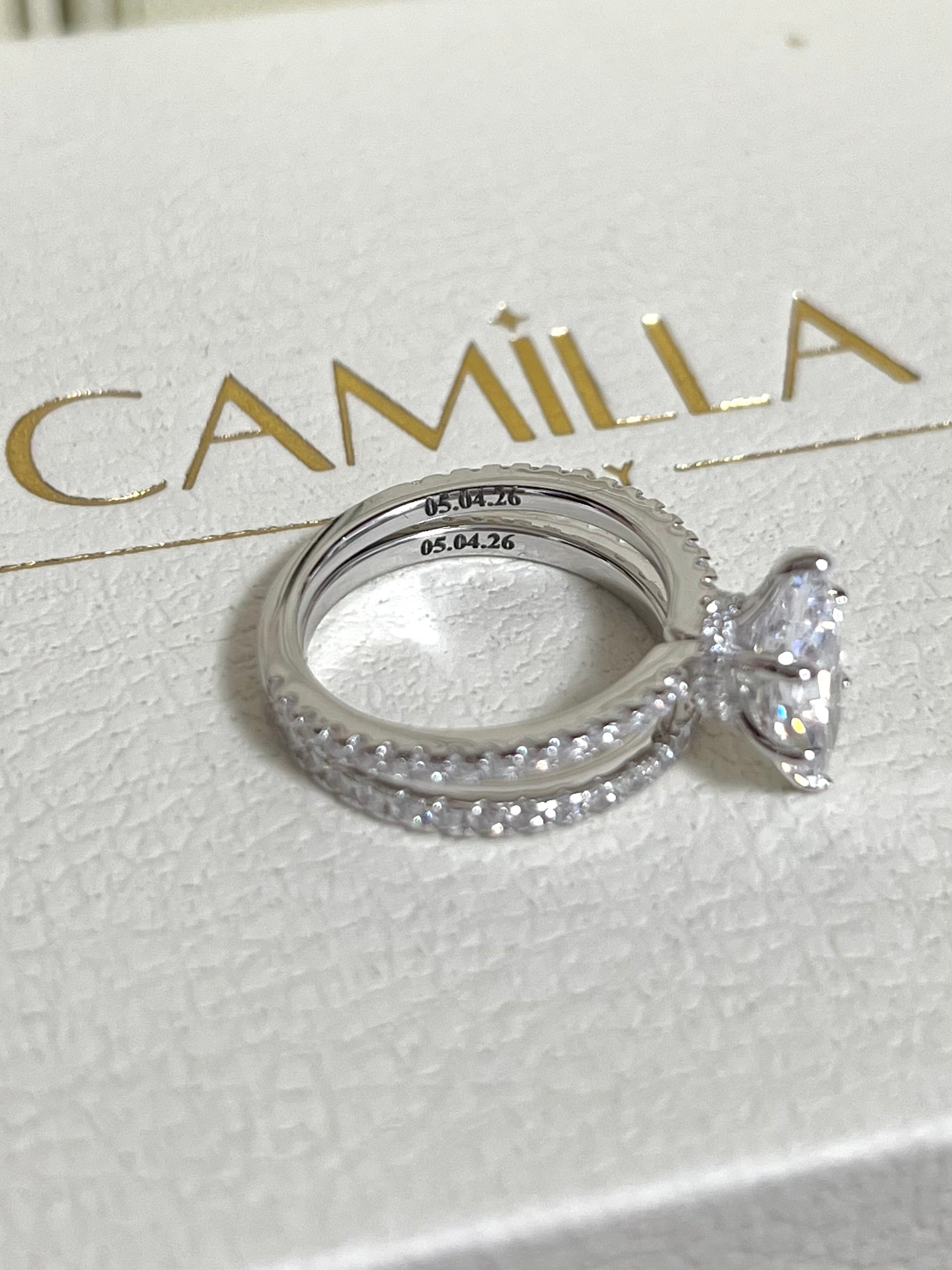 'VALENTINA' RING SET -camillaboutiqueshop