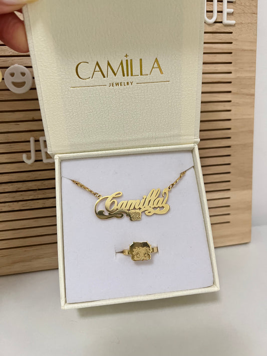 Labubu Custom Name Necklace