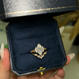 Botanical Marquise Moissanite Bridal Set (3.0 CT)