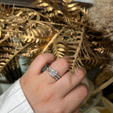 'FOREVER LOVE' CUSHION CUT MOISSANITE RING 2CT