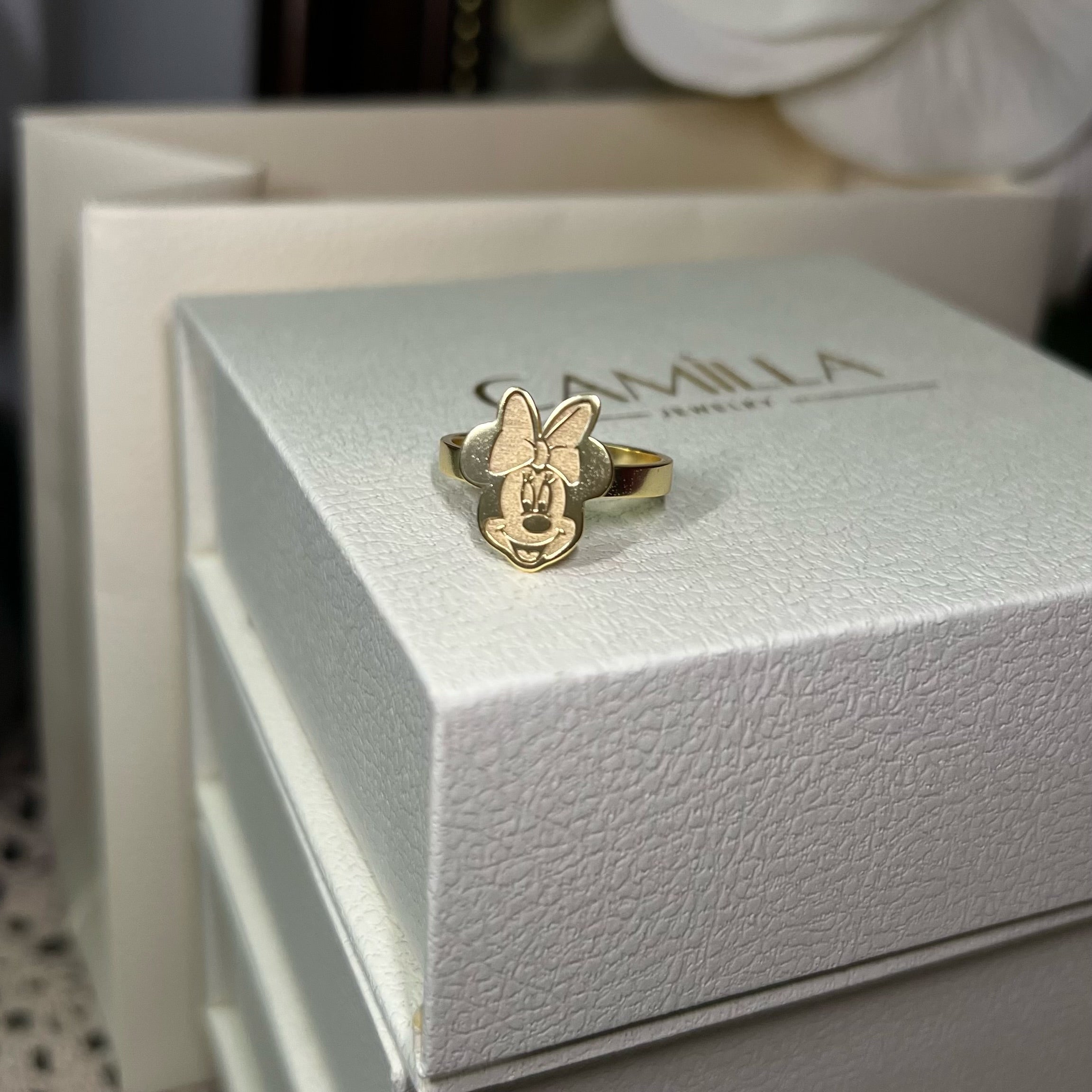 Custom Minnie Mouse Ring
