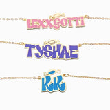 Collier personnalisable prénom Brat*z