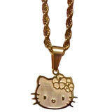 Hibiscus Hk Pendant Necklace