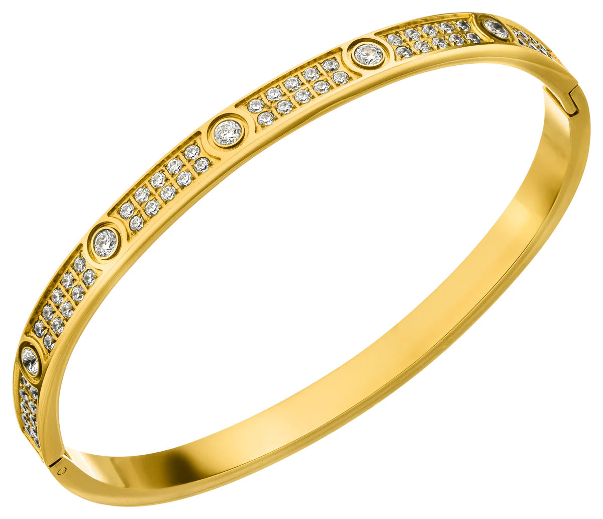 Classic Bangle With Zirocon - camillaboutiqueshop
