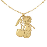 Betty Cherry Pendant Necklace