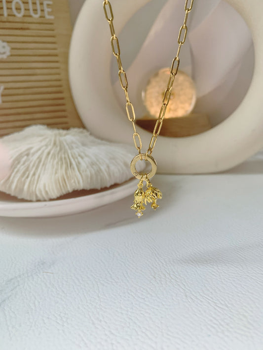 Birth Flower Necklace