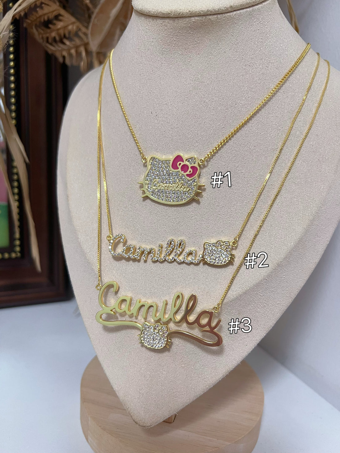 Diamond HK Name Necklace-Sterling Silver