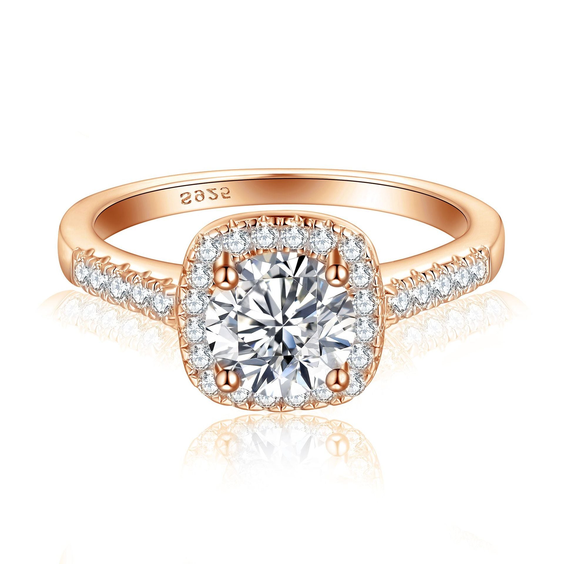 2.5 CT CUSHION CUT LONDON RING