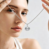 East West Oval Cut  Necklace