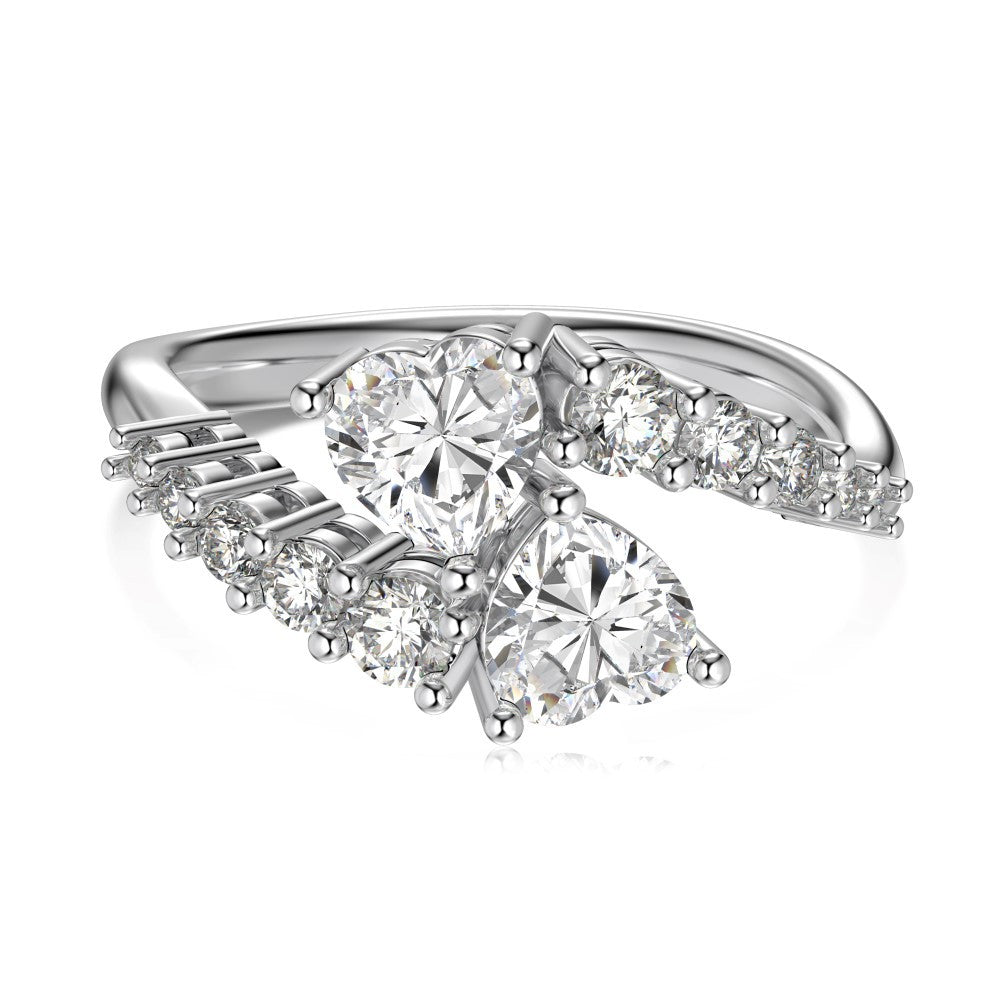 Double Heart Ring