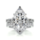 'Endless Love" Marquise Cut Moissanite Ring Set- 5ct