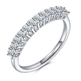 Classic Oval Cut  Half Eternity Ring