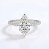 'VALENTINA' MARQUISE MOISSANITE RING