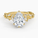 "Enchanted Vine" Pear Moissanite Ring (2.0 CT)