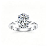 "Diana" Oval Cut Moissanite Ring