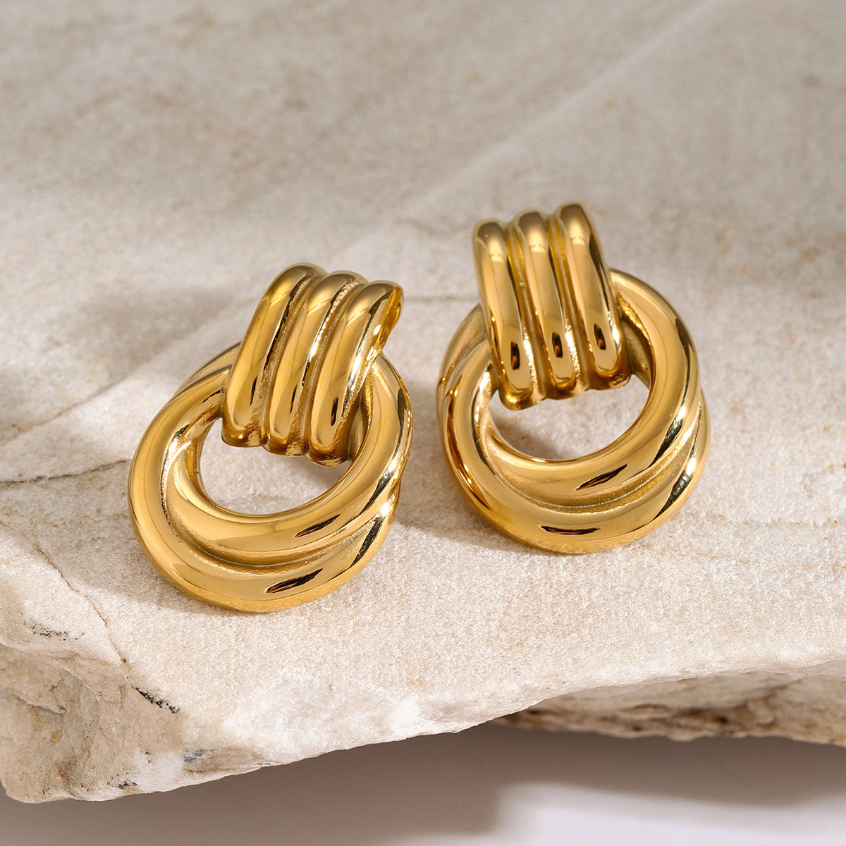 Triple Knot Earrings - camillaboutiqueshop