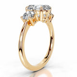 The "Eternity Trilogy"Moissanite Ring