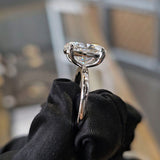 "Diana" Oval Cut Moissanite Ring