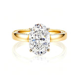The " Evermore"Oval Cut Moissanite Ring - 4.5ct