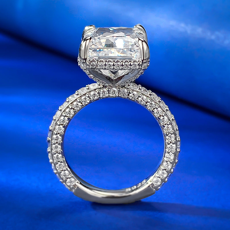 4CT Yara Luxe Radiant Cut Ring