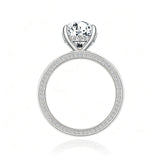 The " Evermore"Oval Cut Moissanite Ring - 4.5ct
