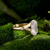 'Taylor' Cushion Cut Moissanite Ring - 10ct