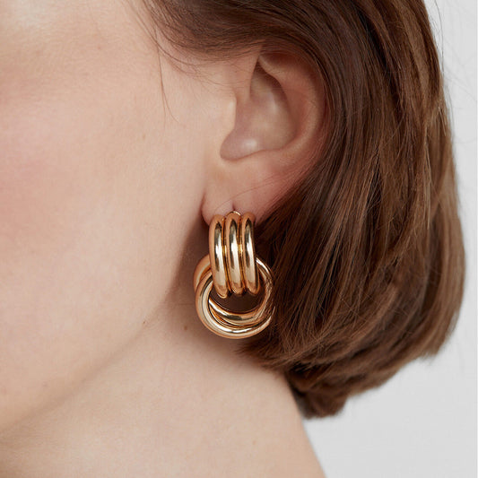 Triple Knot Earrings