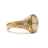 "Vintage Beloved"Oval Cut Moissanite Ring-3.5ct